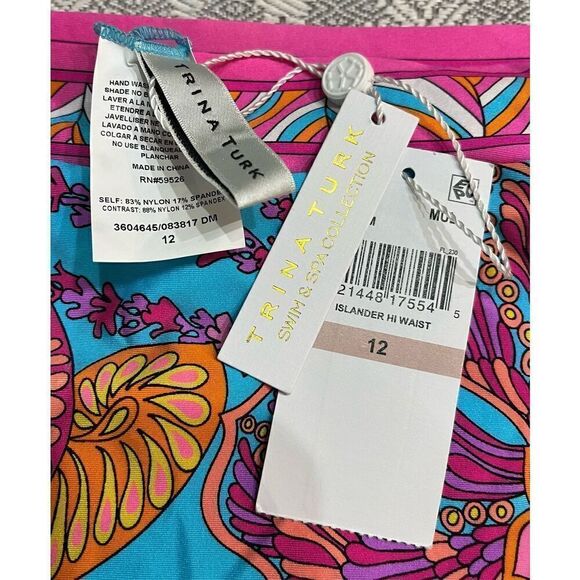 Trina Turk Women's Standard Meilani High Waisted Pants, Floral Print - Picture 5 of 5